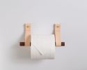 Toilet Paper Holder Kit [Flat End] | Rack in Storage by Keyaiira | leather + fiber | Artist Studio in Santa Rosa. Item composed of leather