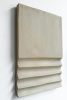 Textured Plaster Wall Art – Beige Monochrome Sculpture, Symmetric Relief | Wall Sculpture in Wall Hangings by Vaiva Art Atelier