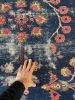 MOODY Antique Lilihan Persian Rug | Open Dancing Vines | Area Rug in Rugs by The Loom House. Item made of wool with fiber