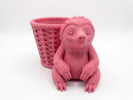Sloth Wicker Planter | Plant Stand in Plants & Landscape by Kimi Craft Corner