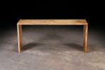 Oak Waterfall Console | Console Table in Tables by Urban Lumber Co.. Item made of oak wood