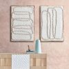 Handwoven Framed Wool Wall Art, Textured Neutral Boho Decor | Wall Hangings by Swiflo