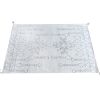 Hand Tufted Wool Area  Ivory & Blue Geometric Tribal Rug | Area Rug in Rugs by Swiflo