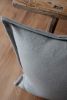 Light Blue Wool with Flange Pillow 22x22 | Pillows by Vantage Design