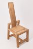 Massive Oak Armchair, Rustic, Burnt Wood, Black, Charred, Handmade | Chairs by Logniture