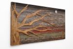 Autumn Bliss Geometric wood tree wall art | Wall Sculpture in Wall Hangings by Craig Forget. Item composed of wood in mid century modern or contemporary style