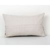Extra Long Red Lumbar Cicim Pillow Cover -Wool Turkish Jajim | Cushion in Pillows by Vintage Pillows Store