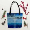 Tote Bag - Nocturned - Tonalism Moonlit Night Scene | Work by Eman's Gallery