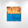 AFTERGLOW | 60x60 | Oil And Acrylic Painting in Paintings by Lara Spadetto Art