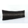 Goat Hair Organic Long Bedding Kilim Pillow Cover, Tribal | Sham in Linens & Bedding by Vintage Pillows Store. Item composed of cotton and fiber
