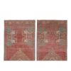 1970s Vintage Petite Turkish Rug - a Pair 1'7" X 4'2" | Runner Rug in Rugs by Vintage Pillows Store. Item composed of cotton & fiber