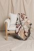The TANGLED Jacquard Woven Throw Blanket | Soft Cotton Decor | Linens & Bedding by Parker Heath | PAR  KER made. Item composed of cotton and fiber in minimalism or mid century modern style