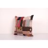 Vintage Turkish Handmade Patchwork Cushion, Flat-Weave Kilim | Pillows by Vintage Pillows Store