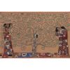 Vintage Folk Art Human Pictorial Suzani From Uzbekistan, Tre | Tablecloth in Linens & Bedding by Vintage Pillows Store