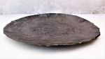 Large ceramic plate, dark plate | Dinnerware by YomYomceramic. Item composed of ceramic