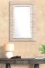 Handcrafted Wool Wall Mirror, Boho Rustic Farmhouse Decor | Decorative Objects by Swiflo
