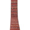 Vintage Turkish Oushak Extra Long and Narrow Kilim Runner | Runner Rug in Rugs by Vintage Pillows Store. Item composed of wool and fiber