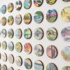 One Hundred Vintage Encyclopedia Dots Collage | Paintings by Amelia Coward