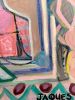 Pink Illusion | Original Acrylic Painting | Oil And Acrylic Painting in Paintings by Aleea Jaques ,