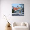 Bulimba Ferry | Oil And Acrylic Painting in Paintings by Meredith H. Item made of canvas works with contemporary & country & farmhouse style
