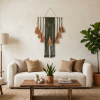 Fiber Art Custom Macrame Wall Hanging - Japandi / Boho Chic | Wall Hangings by PIPA Designs