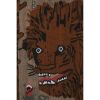 Vintage Anatolian Gabbeh Lion Kilim Rug 6'12'' x 10'1'' | Runner Rug in Rugs by Vintage Pillows Store. Item composed of cotton and fiber