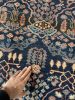 SOLD | INTRIGUING Square Antique Bibikibad Rug | Area Rug in Rugs by The Loom House. Item composed of cotton and fiber