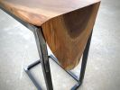 Waterfall Walnut C-Table | Side Table in Tables by Hazel Oak Farms. Item made of walnut