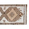 Natural White Herki Turkish Hand-Knotted Runner 2'9" X 11'6" | Runner Rug in Rugs by Vintage Pillows Store. Item composed of cotton and fiber