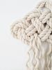 THE CLOUD, Small Macrame Cloud Wall Hanging, Rope Wall | Macrame Wall Hanging in Wall Hangings by Damaris Kovach. Item composed of fiber