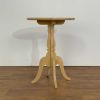 Scrolled Base Round Side Table | Tables by Dust Furniture