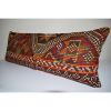 16" X 40" Cicim Body Pillow Fashioned from an Anatolian | Sham in Linens & Bedding by Vintage Pillows Store. Item made of cotton with fiber