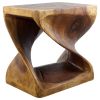 Haussmann® Rectangular Twist End Table 20 x 15 x 20 | Tables by Haussmann®