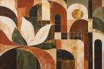 Southern Geometry | Oil And Acrylic Painting in Paintings by Madame A. K. Selestan