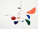 Baby Mobile in Discovery Style Mid Century Modern Rainbow | Wall Sculpture in Wall Hangings by Skysetter Designs. Item composed of synthetic in mid century modern style