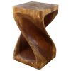 Haussmann® Original Wood Twist Stool 14 X 14 X 23 | Chairs by Haussmann®