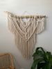 Large Macrame Wall Hanging - "Andrea" | Wall Hangings by Rosie the Wanderer. Item made of wood & cotton