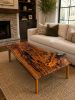 Live Edge Pecky Sinker Cypress Coffee Table | Tables by Pelican State Woodworks