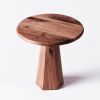 Hexagon Side Table Walnut | Work by District Loom