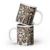 Coffee Mug - Fragments of Memory - Abstract Ink Splash | Work by Eman's Gallery
