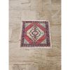 Faded Small Turkish Rug 2'3'' X 2'5'' | Area Rug in Rugs by Vintage Pillows Store
