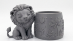 Cute Lion Planter | Plant Stand in Plants & Landscape by Kimi Craft Corner