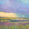 Summer by the Shore | Oil And Acrylic Painting in Paintings by Sorelle Gallery. Item made of canvas