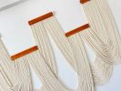 Handwoven Boho Chic Wall Hanging - Textured Fiber Art Décor - Modern Home Accent | Macrame Wall Hanging in Wall Hangings by RavaTapestryArt