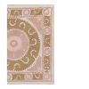 Suzani White Washed Tapestry - Muted Color Uzbek Table Cloth | Tablecloth in Linens & Bedding by Vintage Pillows Store