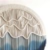 Circular Fiber Art Collection - NEPTUNE | Wall Hangings by Rianne Aarts / Teddy and Wool Studio. Item composed of fiber