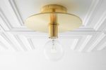 Brass Ceiling Light - Model No. 7746 | Flush Mounts by Peared Creation. Item composed of brass