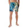 Men's Swim Trunks - Tectonic - Fluid Abstract Geologic Art | Work by Eman's Gallery