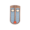 Modern African Mask #4 | Wall Sculpture in Wall Hangings by Umasqu