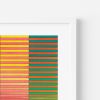 Berry Yellow Stripe Colour Study Print | Prints in Paintings by Amelia Coward